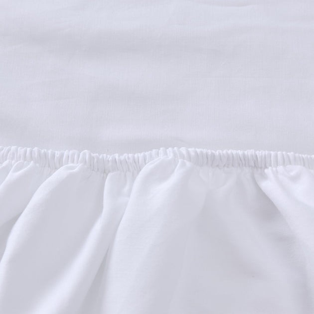 White Marseille Spannbettlaken | Home & Living inspiration | URBANARA