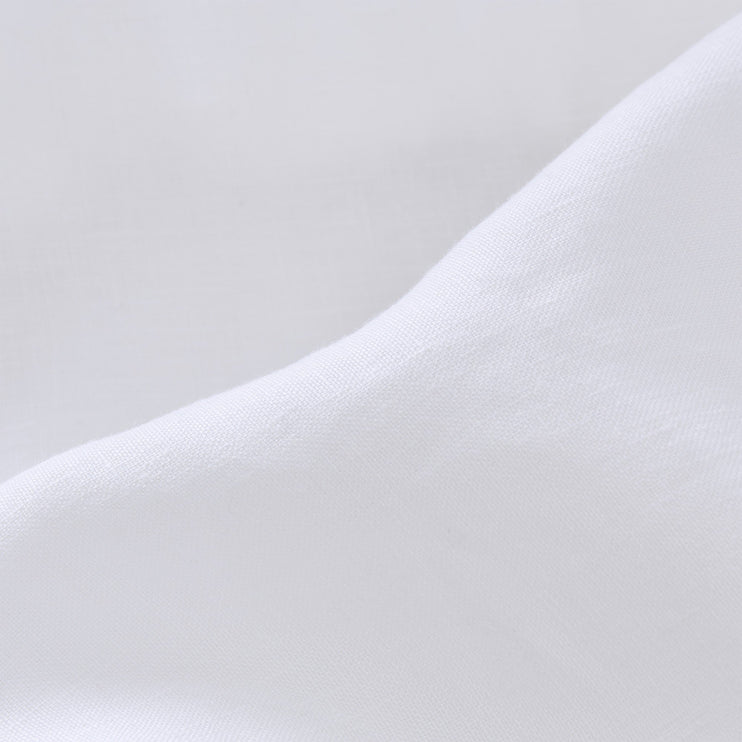 Toulon fitted sheet, white, 100% linen | URBANARA fitted sheets