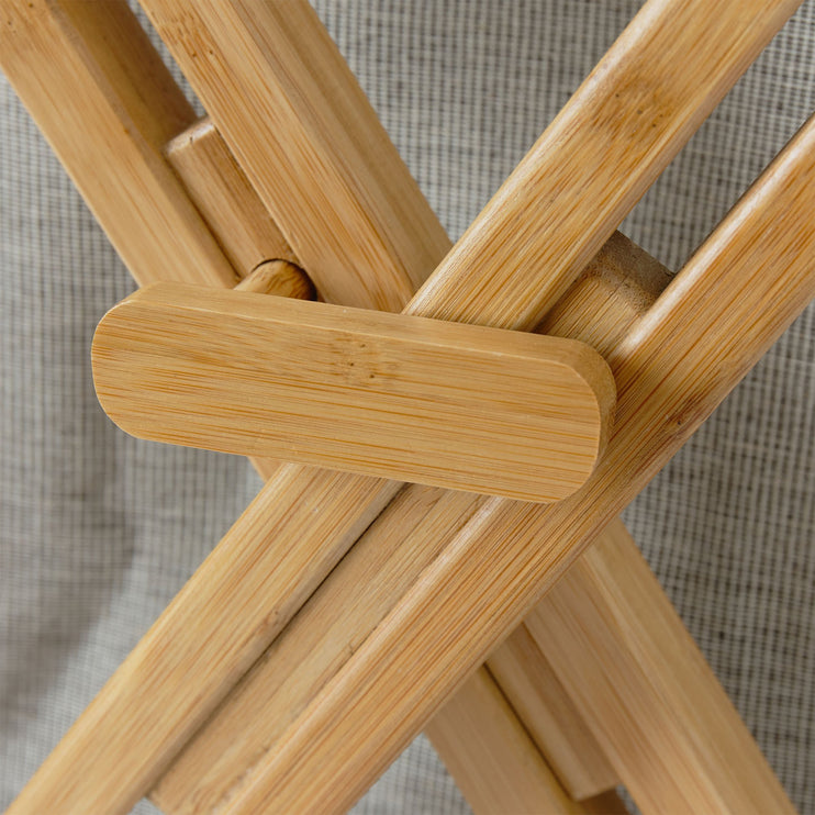 Wäschekorb Champa, Schwarz & Weiß & Braun, 75% Polyester & 25% Baumwolle | URBANARA Wäschekörbe & Wäschetruhen