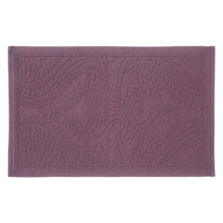Marvao bath mat, aubergine, 100% cotton