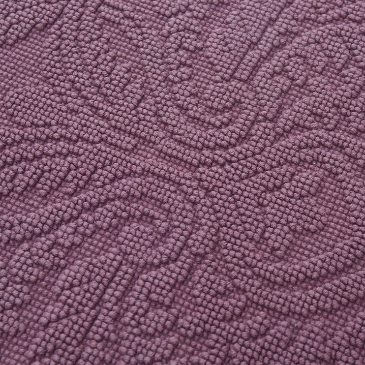 Marvao bath mat, aubergine, 100% cotton |High quality homewares