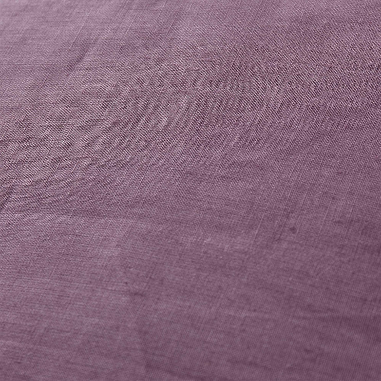 Kissenhülle Bellvis, Aubergine, 100% Leinen | Hochwertige Wohnaccessoires