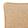 Alcains cushion cover, mustard & light grey, 80% cotton & 20% polyester | URBANARA cushion covers