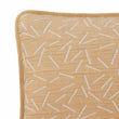 Alcains cushion cover, mustard & light grey, 80% cotton & 20% polyester | URBANARA cushion covers