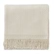 Decke Salla, Creme & Creme, 100% Schurwolle