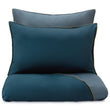 Catania pillowcase, forest green & emerald & mustard, 100% egyptian cotton