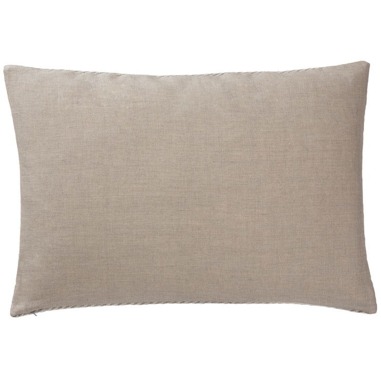 Gotland Cushion grey & cream, 100% wool & 100% linen | High quality homewares