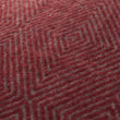 Kissenhülle Gotland, Rot & Grau, 100% Wolle & 100% Leinen | Hochwertige Wohnaccessoires