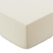 Spannbettlaken Ferna, Creme, 95% Baumwolle & 5% Elasthan