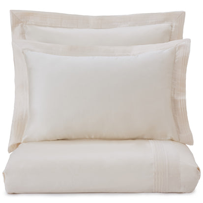 Kissenbezug Manziana, Creme, 100% ägyptische Baumwolle