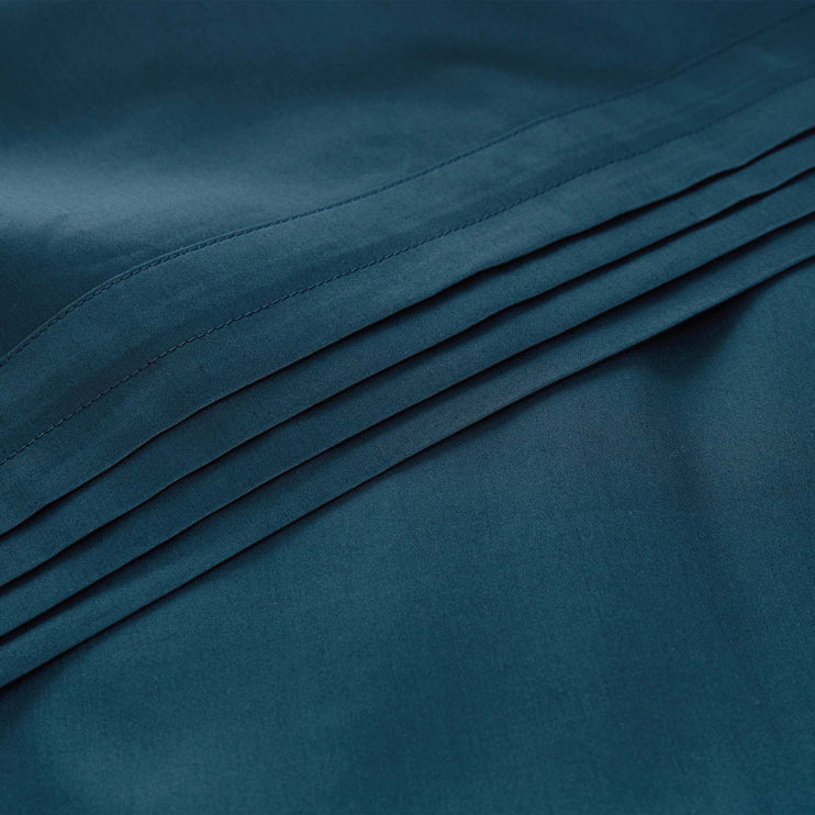 Manziana duvet cover, forest green, 100% egyptian cotton | URBANARA sateen bedding