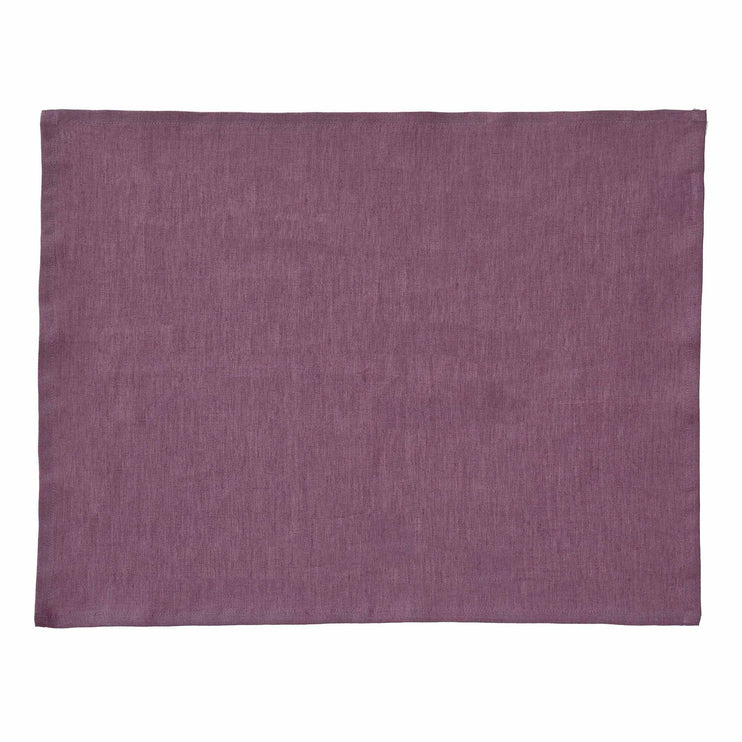 Tischdecke Teis in Aubergine aus 100% Leinen | Entdecken Sie unsere schönsten Wohnaccessoires