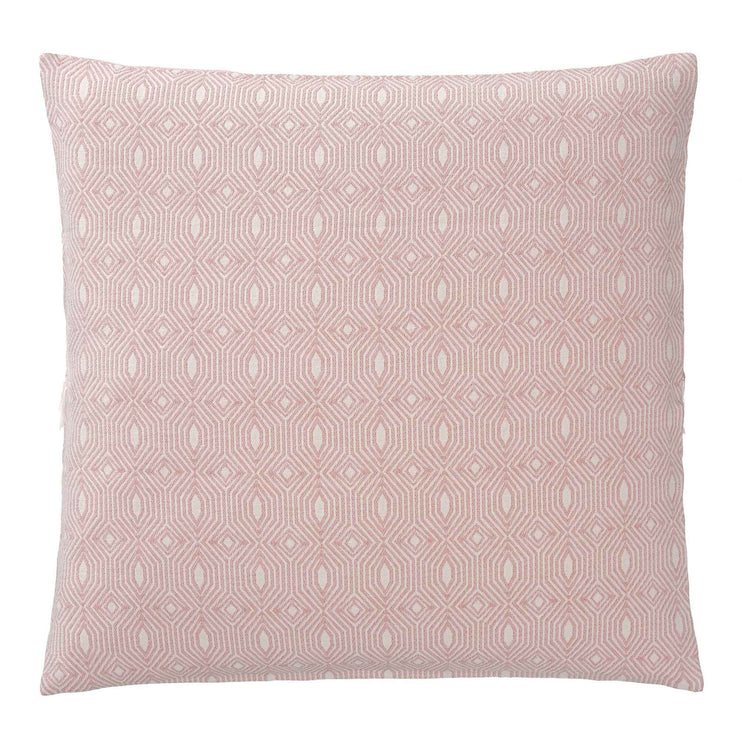Alcoa cushion cover, coral & natural white, 100% cotton | URBANARA cushion covers