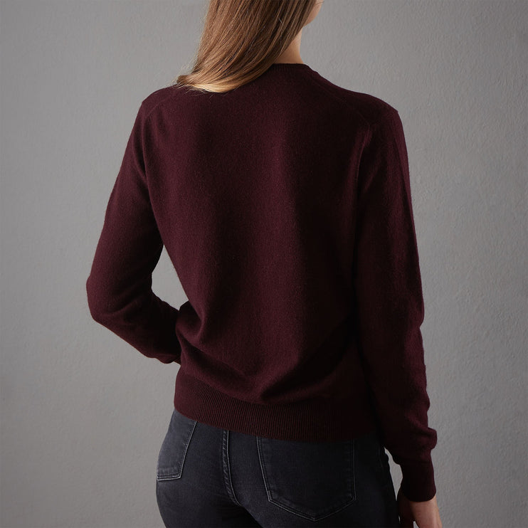 Kaschmirpullover Nora in Weinrot | Schöne Ideen für Ihr Zuhause | URBANARA