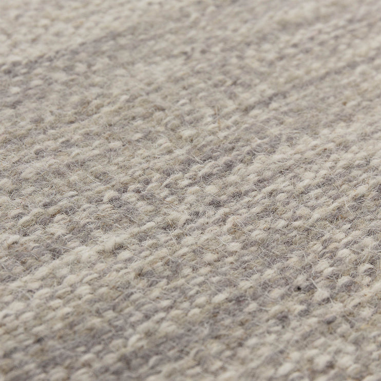 Gravlev runner, grey & light grey & light blue, 50% new wool & 50% cotton |High quality homewares