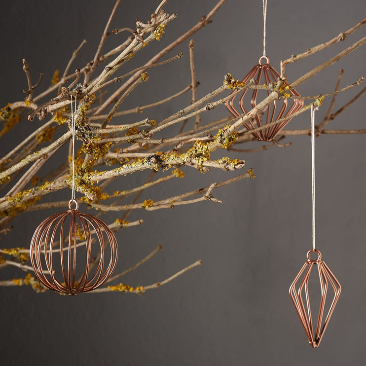 Weihnachtsdekoration Gori, Kupfer, 100% Eisen | URBANARA Weihnachtsdekoration