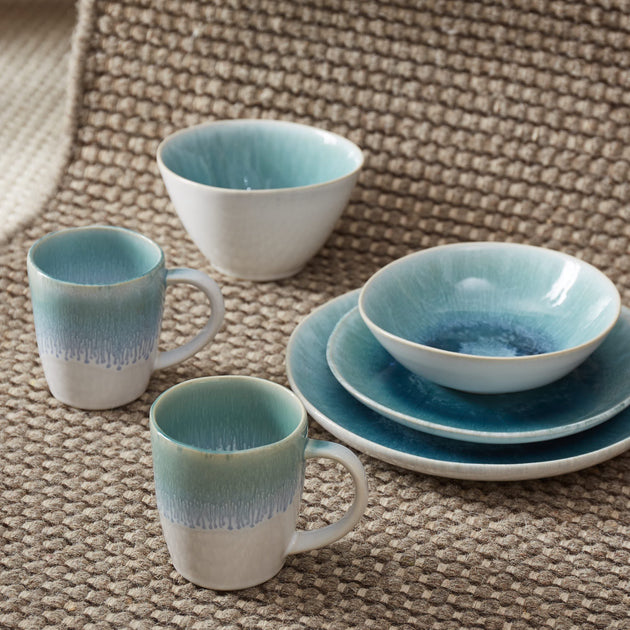 Schalen-Set Caima in Türkis & Blau | Schöne Ideen für Ihr Zuhause | URBANARA