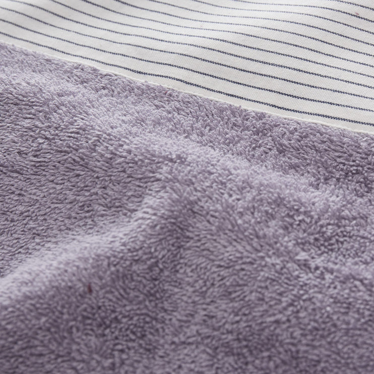 Strandtuch Luni, Fliedergrau, 100% Baumwolle | Hochwertige Wohnaccessoires