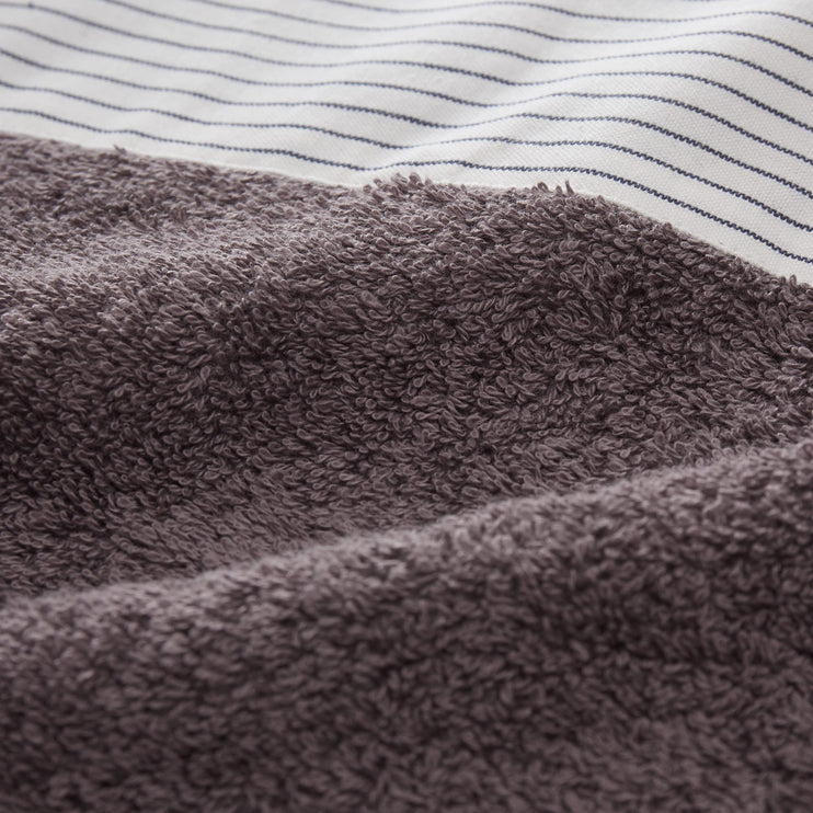 Strandtuch Luni, Grau, 100% Baumwolle | Hochwertige Wohnaccessoires