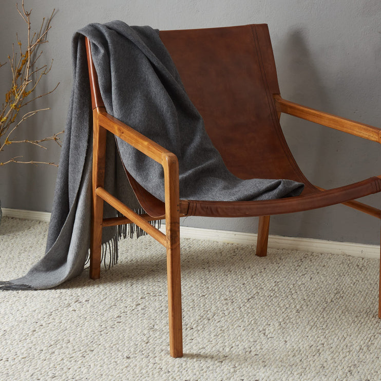 Decke Sontrain Anthrazit-Melange & Hellgrau-Melange | Schöne Ideen für Ihr Zuhause | URBANARA