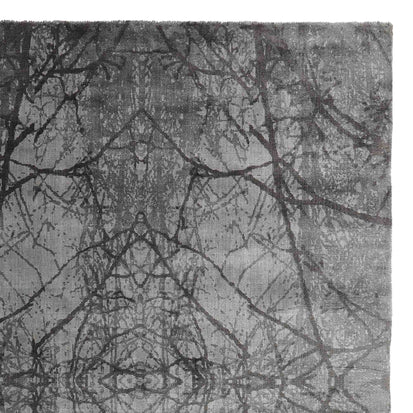 Teppich Stora, Grau, 100% Viskose