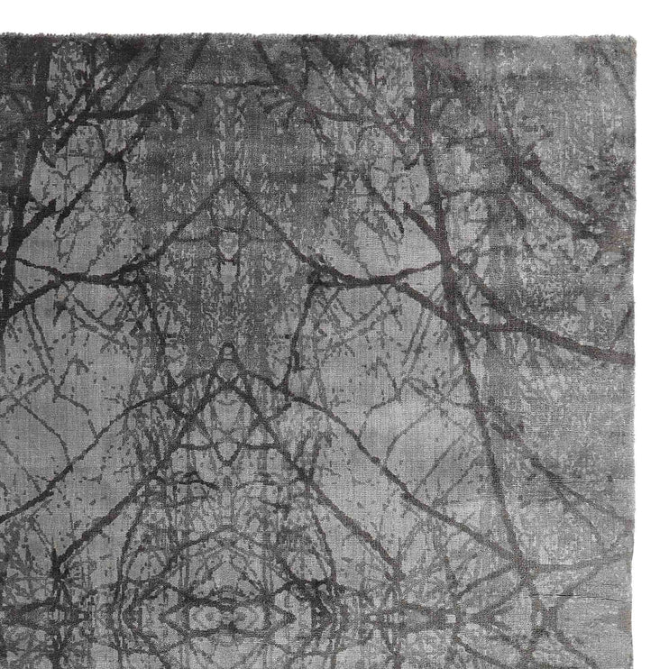 Teppich Stora, Grau, 100% Viskose