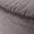 Pouf Deomali, Grau & Dunkelgrau, 100% Baumwolle | Hochwertige Wohnaccessoires