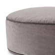 Pouf Deomali, Grau & Dunkelgrau, 100% Baumwolle | URBANARA Hocker & Poufs