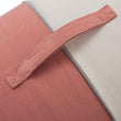 Pouf Parli, Papaya & Naturweiß & Grau, 100% Baumwolle | URBANARA Hocker & Poufs