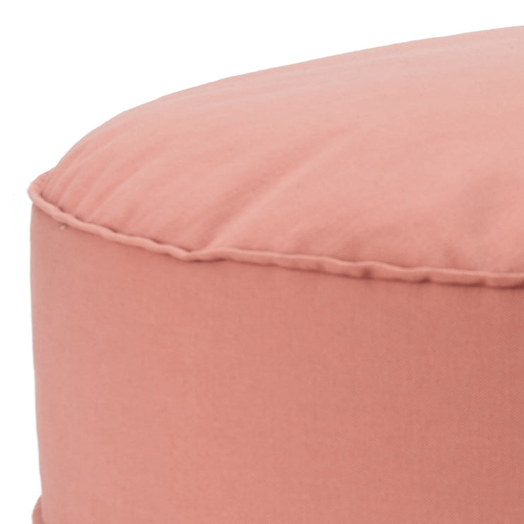 Pouf Nashik, Papaya, 100% Baumwolle | URBANARA Hocker & Poufs