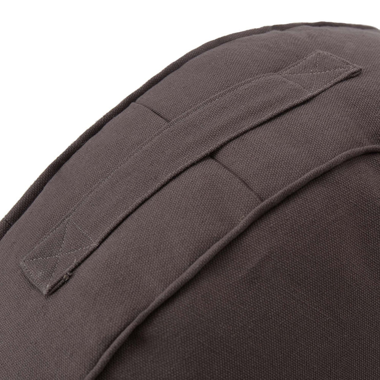 Pouf Nashik in Dunkelgrau aus 100% Baumwolle | Entdecken Sie unsere schönsten Wohnaccessoires