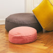 Pouf Nashik, Papaya, 100% Baumwolle | Hochwertige Wohnaccessoires