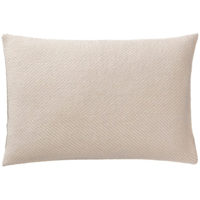 Kissenhülle Gotland, Zartrosa & Creme, 100% Schurwolle & 100% Leinen