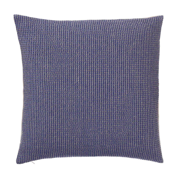 Kissenhülle Kovai, Ultramarinblau & Natur, 50% Leinen & 50% Baumwolle