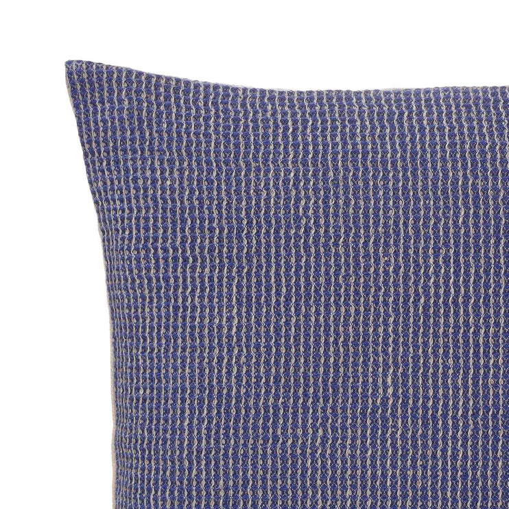 Kissenhülle Kovai, Ultramarinblau & Natur, 50% Leinen & 50% Baumwolle | URBANARA Kissenhüllen