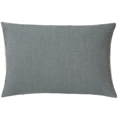 Kissenhülle Kovai, Grüngrau & Natur, 50% Leinen & 50% Baumwolle