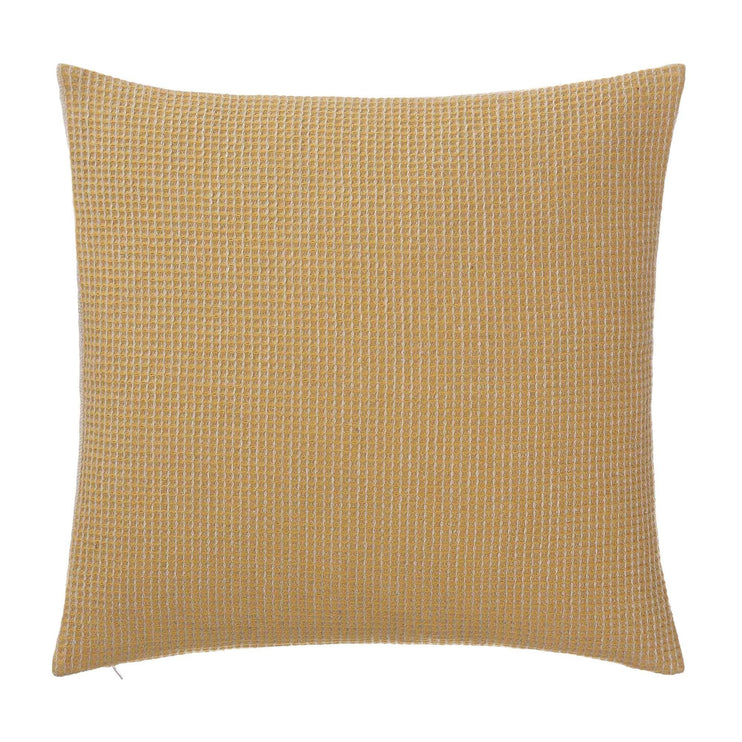 Kovai Linen Blanket bright mustard & natural, 50% linen & 50% cotton | Find the perfect cotton blankets