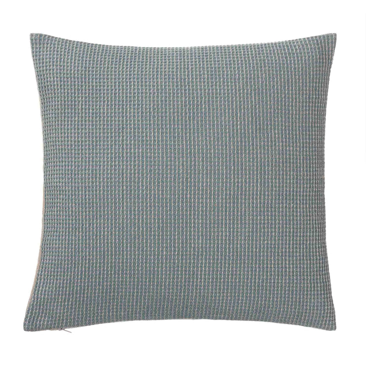 Kovai blanket in green grey & natural, 50% linen & 50% cotton |Find the perfect cotton blankets