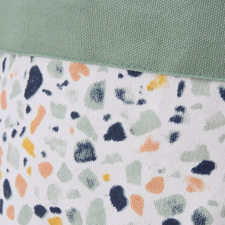 Aufbewahrung Malpe, Graugrün & Senfgelb, 100% Baumwolle & 100% Polyester | URBANARA Aufbewahrungskörbe