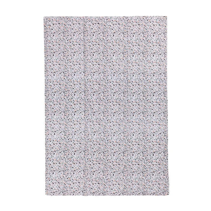 Picknickdecke Visso, Grüngrau & Helles Papaya & Anthrazit & Papaya, 100% Baumwolle & 100% Polyester | Hochwertige Wohnaccessoires