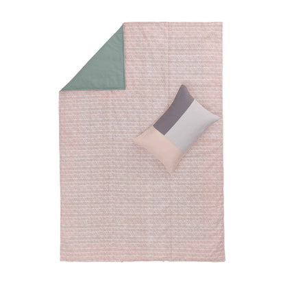 Picknickdecke Avola, Papaya & Naturweiß & Grüngrau, 100% Baumwolle & 100% Polyester