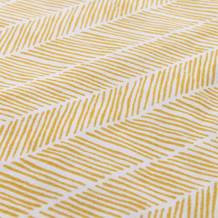 Picknickdecke Avola, Leuchtendes Senfgelb & Naturweiß & Papaya, 100% Baumwolle & 100% Polyester | Hochwertige Wohnaccessoires