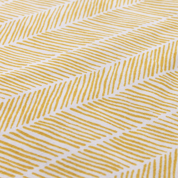 Picknickmatte Avola, Leuchtendes Senfgelb & Naturweiß & Papaya, 100% Baumwolle & 100% Polyester | Hochwertige Wohnaccessoires