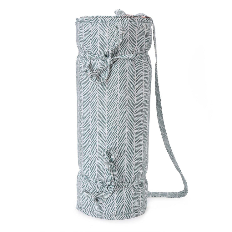 Picknickmatte Avolain Grüngrau & Naturweiß & Papaya | Schöne Ideen für Ihr Zuhause | URBANARA