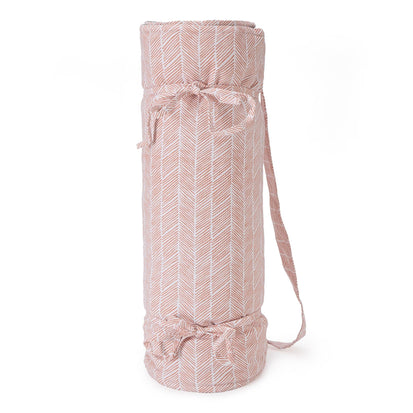 Picknickmatte Avolain Papaya & Naturweiß & Grüngrau | Schöne Ideen für Ihr Zuhause | URBANARA