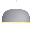 Sadum pendant lamp, light grey, 100% metal | URBANARA pendant lamps
