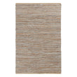 Metz Rug warm brown & natural, 20% jute & 20% leather & 60% cotton | URBANARA jute rugs