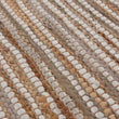 Metz Rug warm brown & natural, 20% jute & 20% leather & 60% cotton | High quality homewares