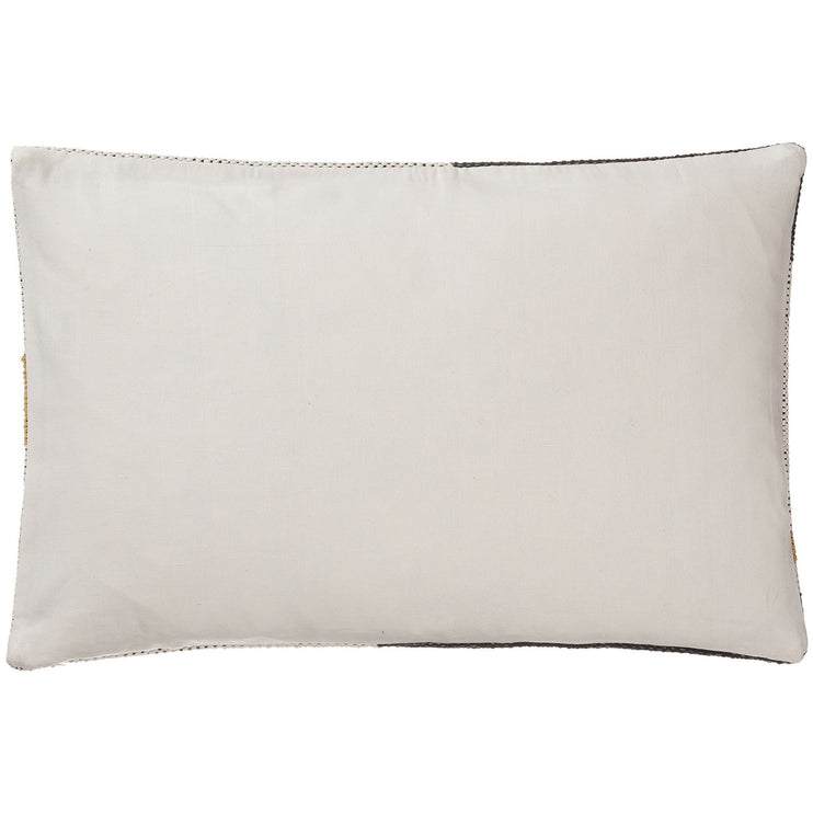 Kissenhülle Raipuriin Naturweiß & Senfgelb & Schwarz | Schöne Ideen für Ihr Zuhause | URBANARA