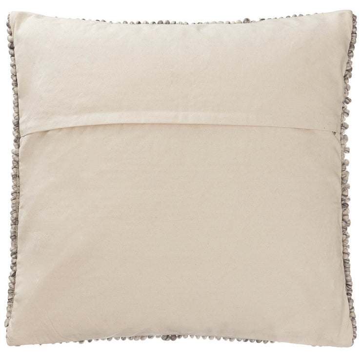 Kissenhülle Ravi, Eierschale & Grau, 70% Schurwolle & 30% Viskose & 100% Baumwolle | URBANARA Kissenhüllen